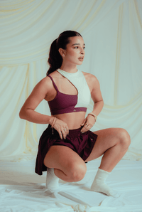 Cerise Creams Sand Runner Short