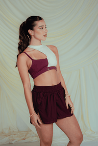 Cerise Creams Sand Runner Short
