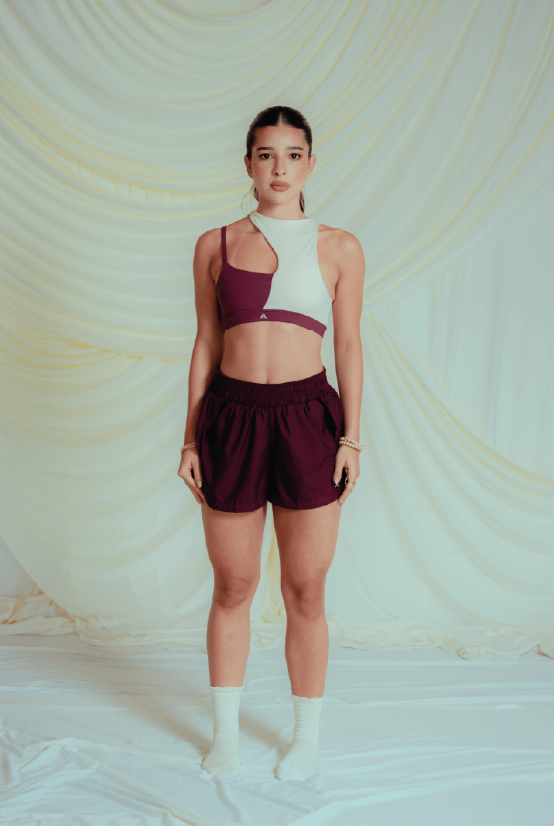 Cerise Creams Sand Runner Top