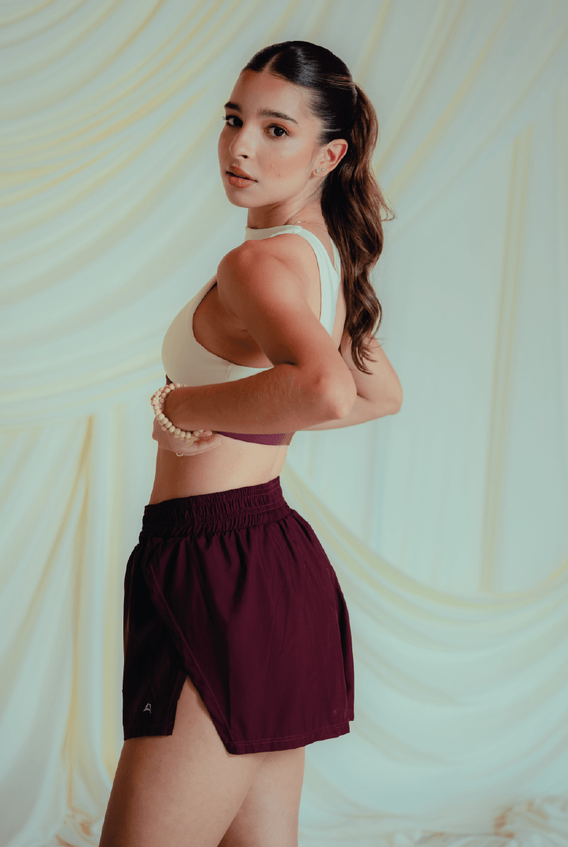 Cerise Creams Sand Runner Short