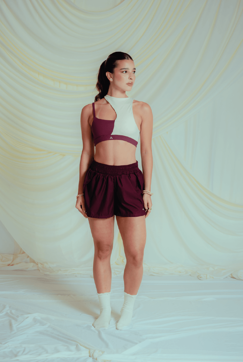 Cerise Creams Sand Runner Short