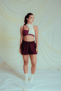 Cerise Creams Sand Runner Short