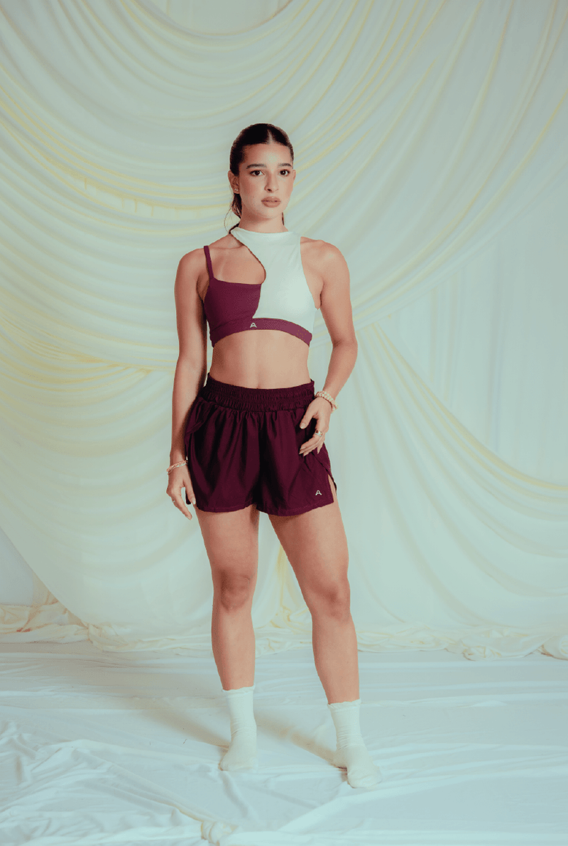 Cerise Creams Sand Runner Short